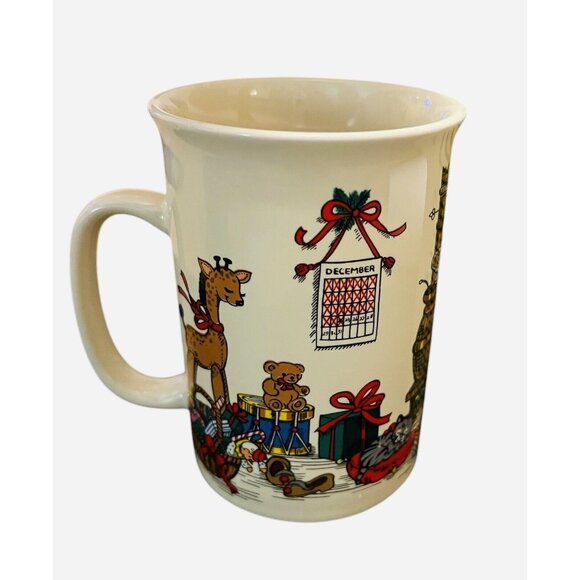 Kris Kringle Coffee Mug Old Santa Claus Christmas 1991 Vintage - Picture 3 of 5